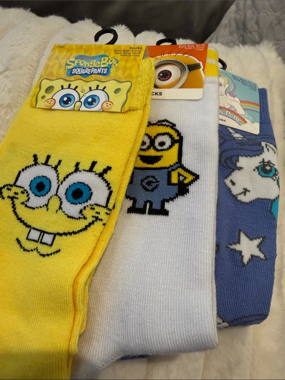 SpongeBob Squarepants Yellow Character Kids Socks - Single Pair
